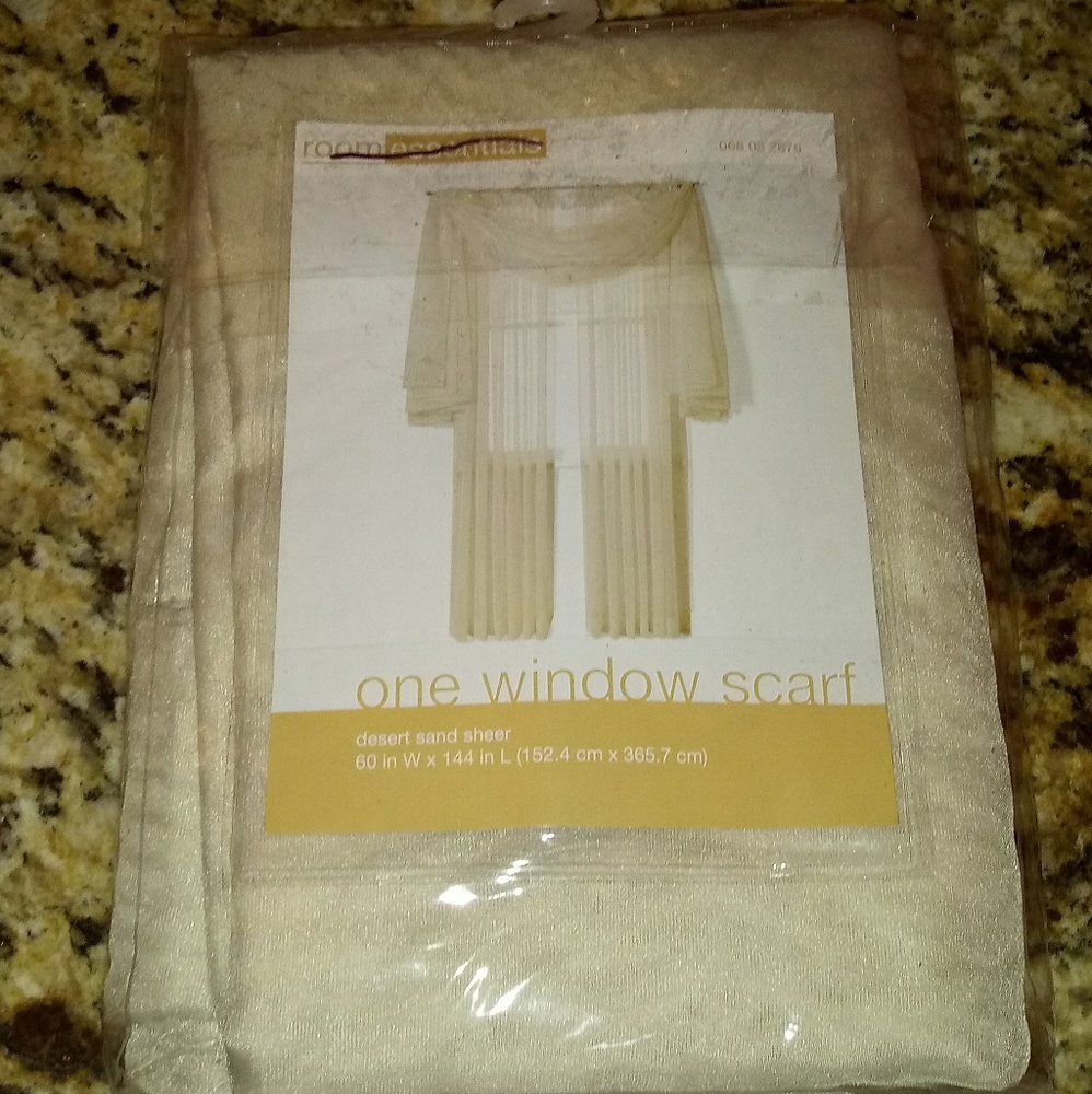 Room Essentials Sheer Window Scarf
